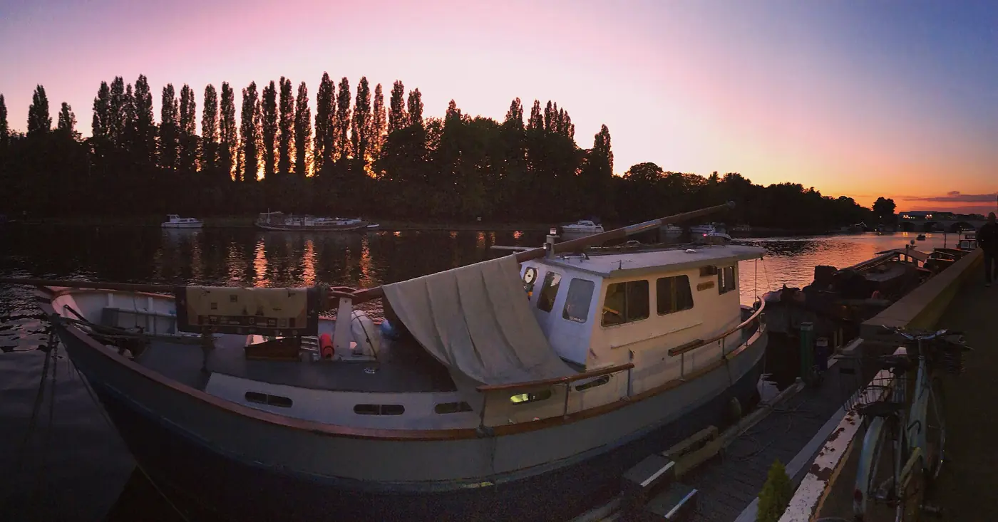 The Thames riverside at Kingston