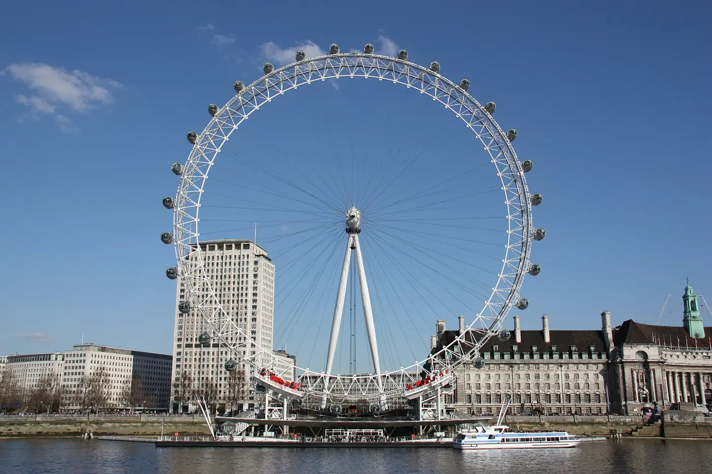 The London Eye on the South Bank in Lambeth