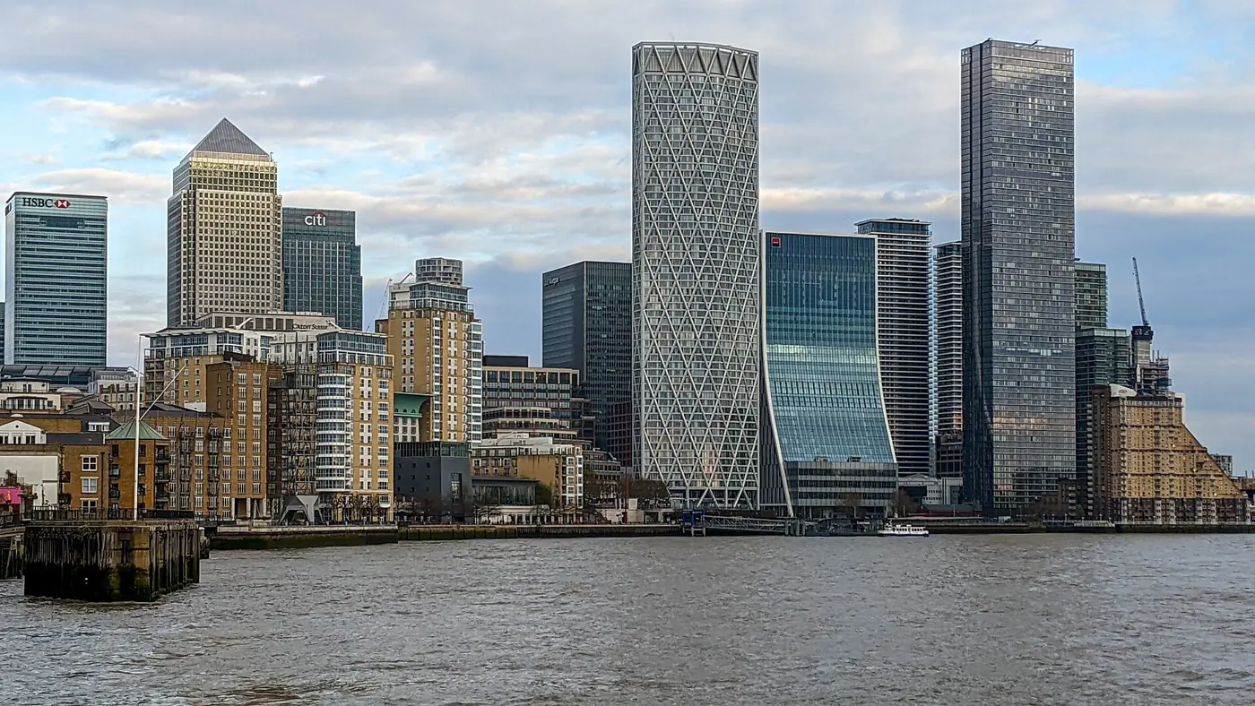 The towers of Canary Wharf